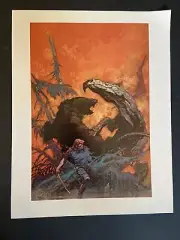 Gulliver Of Mars - Frank Frazetta Poster Print 9x11