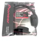 PIONEER SE-MJ711-R FULLY ENCLOSED DYNAMIC HEADPHONES WITH POWERFUL BASS RED