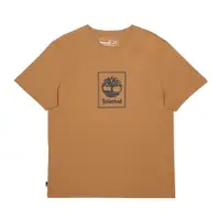 在飛比找ETMall東森購物網優惠-Timberland 男款小麥色大樹LOGO短袖T恤|A28