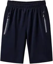[Generic] Plus Size Summer Beach Men's Casual Short Pants Thin Sports Fast-Drying Trousers Men's Pants Beer Swim Trunks for Men