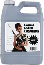 Ammonia Free Liquid Latex Body Paint - 950ml Black