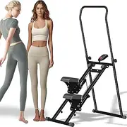 New Foldable Vertical Stair Climber, Full Body Workout Step Climbing Machine with LCD Display,Adjustable Angle Height，330 Lb Fitness Step,Stair Stepper Exercise Equipment for Home Gym Exercise,Office