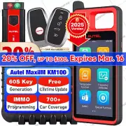 Autel MaxiIM KM100 Key FOB Programming Tool 2025 Newest Car Key Immobilizer