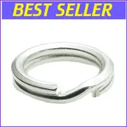 Polished 925 Sterling Silver 7mm Jump Rings - 100 Pack for DIY Jewelry Projects