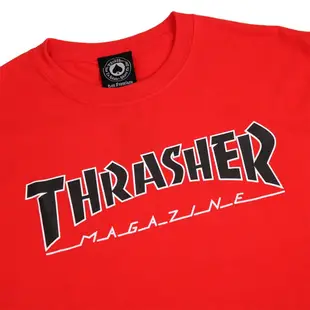 THRASHER OUTLINED TEE 紅色 短袖T恤 舊金山品牌