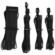 Corsair Premium Sleeved PSU Cables Starter Kit Black