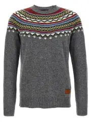 [Dsquared2] Dsquared2-Intarsia Sweater Maglioni Multicolor-Uomo XL