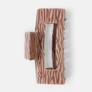 Rectangle Claw Hair Clip - Zebra