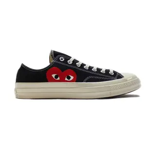 CDG x Converse 1970 黑 基本款 150206C 24.5cm 黑底紅心