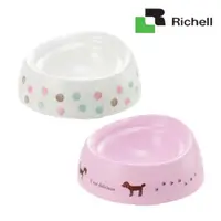 在飛比找momo購物網優惠-【Richell 利其爾】特殊犬用品種狗碗 M號淺型（白色普