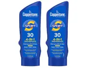 Coppertone Sport Sunscreen Lotion Performance SPF 30, 7 Fl. Oz. - Pack of 2
