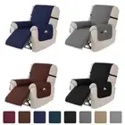 Quilted Recliner Sofa Cover Armchairs Covers Sofa Slipcovers with Elastic Strap