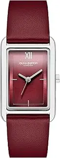[Olivia Burton] Grove Cranberry Calfskin Cranberry Dial Women's Watch