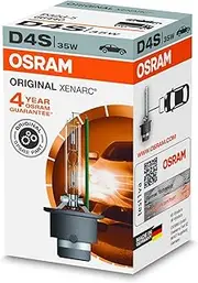 OSRAM 66440 XENARC ORIGINAL D4S HID Xenon discharge bulb, discharge lamp, OEM quality, 66440, folding carton box (1 unit)