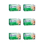6x 200pc Saniflex TPE Powder-Free Disposable & Durable Gloves Size S/M Non-Toxic