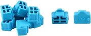 XYWHPGV Laptopn PC Ethernet Hub Port RJ45 Anti debris Cover Cap Protector Blue 10Pcs(d8558 04b35 f9035 b97e8 28598 42b55