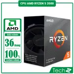 CPU AMD RYZEN 5 3500(3.6GHZ 渦輪高達 4.1GHZ,6 核 6 線程,16MB 緩存,65W