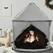 Sensory Tent for Kids with Autism CPC Certified, Blackout Tent for Kids Calm Down, Breathable Design Adults Calming Corner, Portable and Easy Setup 39 * 39 * 45 in