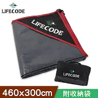 在飛比找Yahoo奇摩購物中心優惠-LIFECODE 加厚防水PE地墊(地席)460x300cm