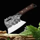Forged Cleaver Kitchen Chopping Knife Butcher Knife Slaughter Meat Bone Chopper