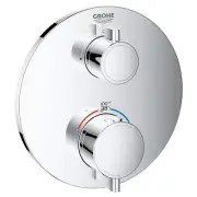 GROHE 24133000 Grohtherm Dual Function 2-Handle Thermostatic Starlight Chrome