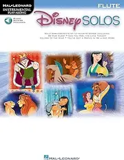 Hal Leonard Disney Solos for Flute Book: Instrumental Play-Along - Flute