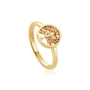 Clogau 9ct Gold Tree of Life Circle Ring GTOL0328 - Size O - RRP £370