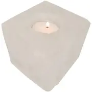 Selenite Square Tealight Candle Holder