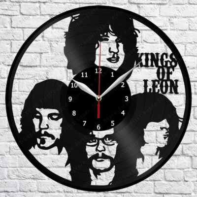 KingS of Leon Vinyl Record Wall Clock Art Decor Original Gift 12'' 30cm 2346