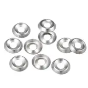 #10 304 Stainless Steel Cup Washer Countersunk for Screw Bolt 100pcs