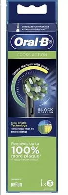 Oral-B Cross Action Clean Maximiser x3 Black Edition Made In GERMANY
