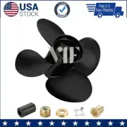 13 x19 Aluminum Boat Propeller for Mercury Engines 40-140HP 4-Blade 15Tooth