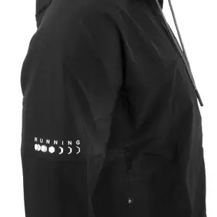 【asics 亞瑟士】男 平織 外套 夾克 運動 慢跑 訓練 夜光系列 拉練口袋 亞瑟士 黑(2011C739-001)