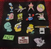 SPONGEBOB SQUAREPANTS enamel pin - characters - YOU CHOOSE - FREE SHIPPING