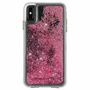 CaseMate Waterfall Liquid Glitter for iPhone X Case Rose Gold Pink