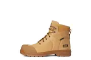 Ariat Men's Turbo JCA Hamersley 6" Zip Safety Work Boots 10035960 - Wheat Steel Toe Work Boot