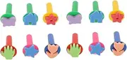2sets Brush Wet Palette Paint Brushes Face Paint Sponges Paint Brushes for Kits Paint Palette Sponge Painting Stamper Painting Brushes Plastic 6pcs*2