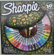 Sharpie Special Edition Permanent Markers Fine and Ultra Fine Point - 30 Markers