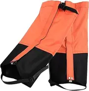 [GOOHOCHY] Hiking Gaiters for Men Windproof Leg Gaiters Waterproof Sandproof Nylon Leg Gaiters for Outdoor Activities