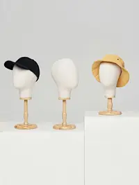 在飛比找樂天市場購物網優惠-頭模帽子展示架男女頭模假人頭飾品圍巾假發展示道具假發布頭模1