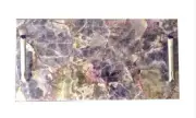 12"x18" Amethyst Stone Cheese Platter Tray, Breakfast Tray, Handmade Work, Gifts
