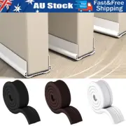Door Draft Stopper Soundproof Bottom Weather Stripping Seal Strips Under Door AU
