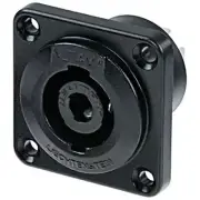 NLT4MP-BAG Speakon STX 4P Male Chassis Connector Blk
