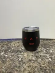 Adobe Insulated Stainless Steel Coffee Mug Lid Portable Black Canteen New Cece