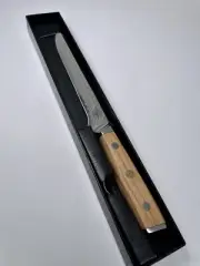 Spaceman Knives Interstellar boning Knife Damascus Steel - new - Olive Wood