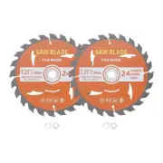 2pcs Circular Saw Blade - [7-1/4-inch x 24 Teeth x 5/8-inch Arbor] Circular C...