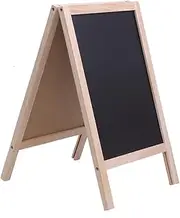 COHEALI 25 * 40cm Mini Wooden Tripod Blackboard for Boys and Girls Double-Sided Writing Board Chalkboard Sign Mini Random