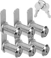 KALLORY Versatile 6 Piece Cabinet and Drawer Lock Set Mailbox Lock Replacement Office Table Toolbox Cam