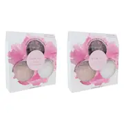 2x Arome Ambiance Spa At Home Bath Tub Tea Kit Set Pink Rose Blossom Scent