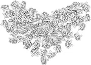 HOODANCOS Metal Number Charms for DIY Keychain Necklace Bracelet Graduation Cap Pendant Set